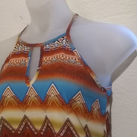 🍁A'gaci Multicolor Blouse Size L - Picture 3 of 7